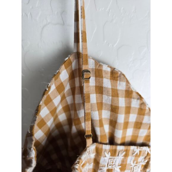 Meave crop top tan white size 10 - Picture 4 of 5